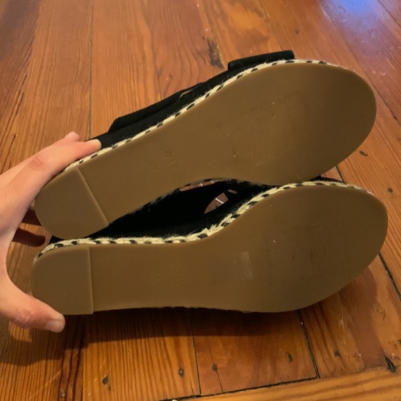 Joie woman’s Garden wedge black sandal size 39 US size 9 - Picture 3 of 10